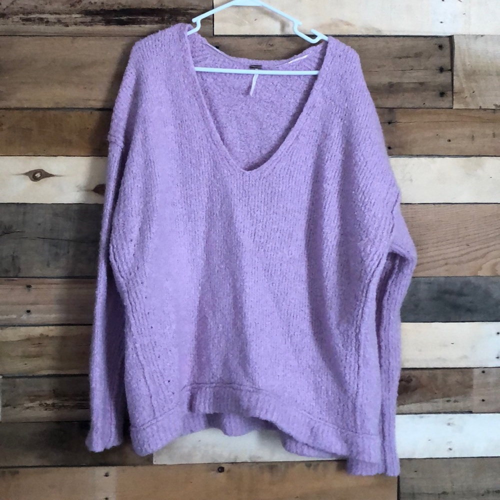 Light Purple Free People Sweater